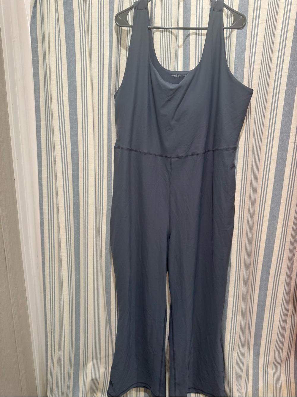 Old Navy Dark Blue Scoop-Neck Wide-Leg Jumpsuit